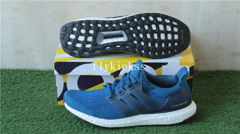 Real Boost Adidas Ultra Boost 3.0 Blue BA8844